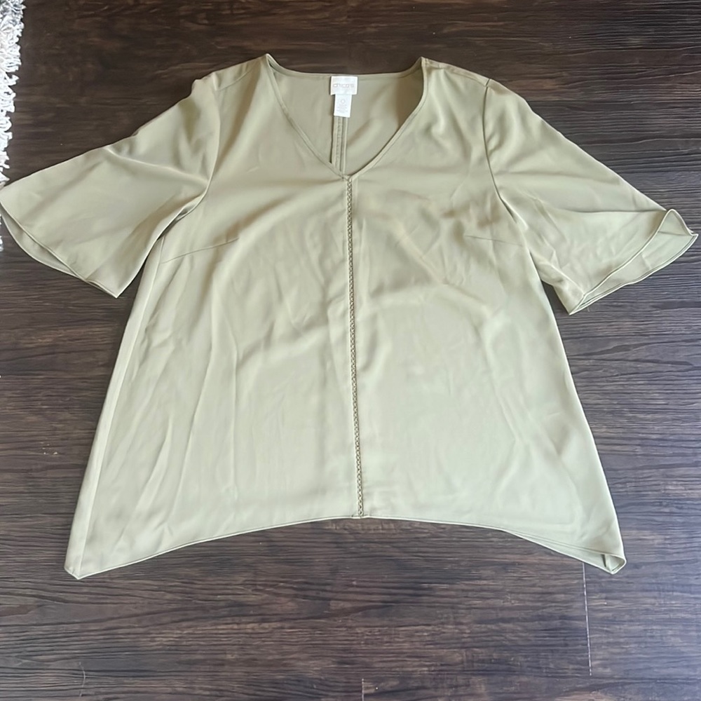 Short Sleeve Chicos Blouse